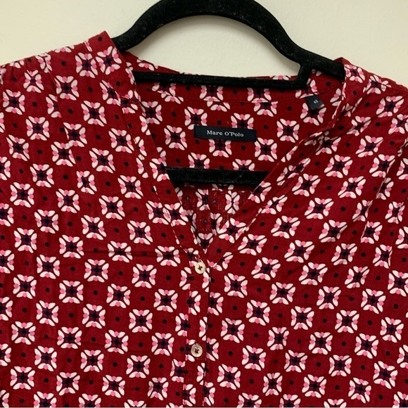 Marc O’Polo Print Button Down - Picture 2 of 8